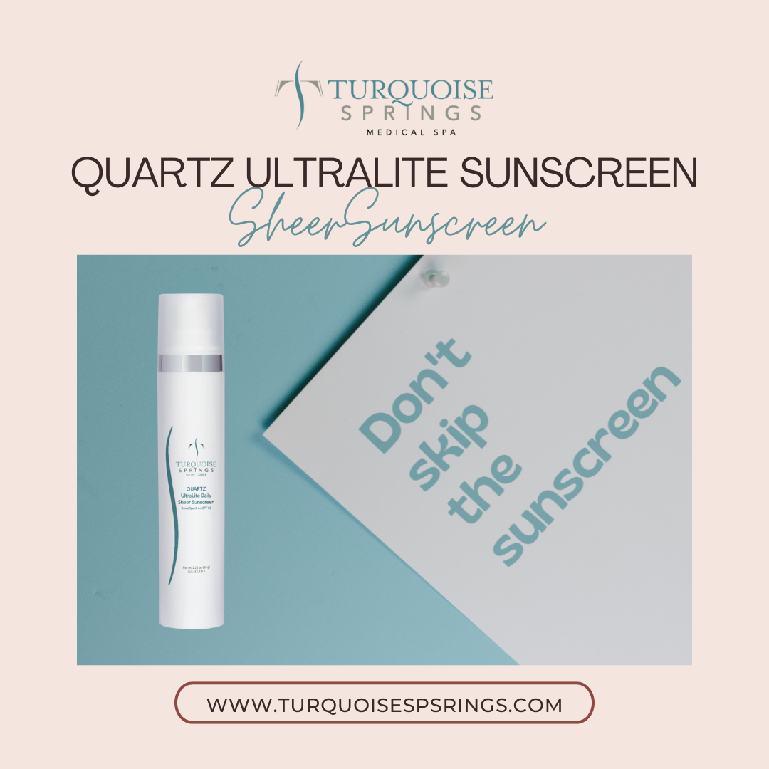 Quartz Sheer Sunscreen - Lightweight Skin Replenishing Sunscreen SPF 50
