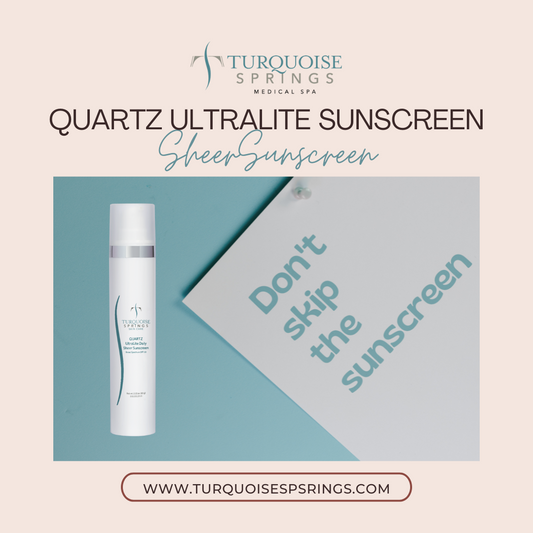Quartz Sheer Sunscreen - Lightweight Skin Replenishing Sunscreen SPF 50